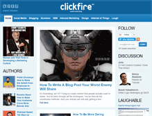 Tablet Screenshot of clickfire.com
